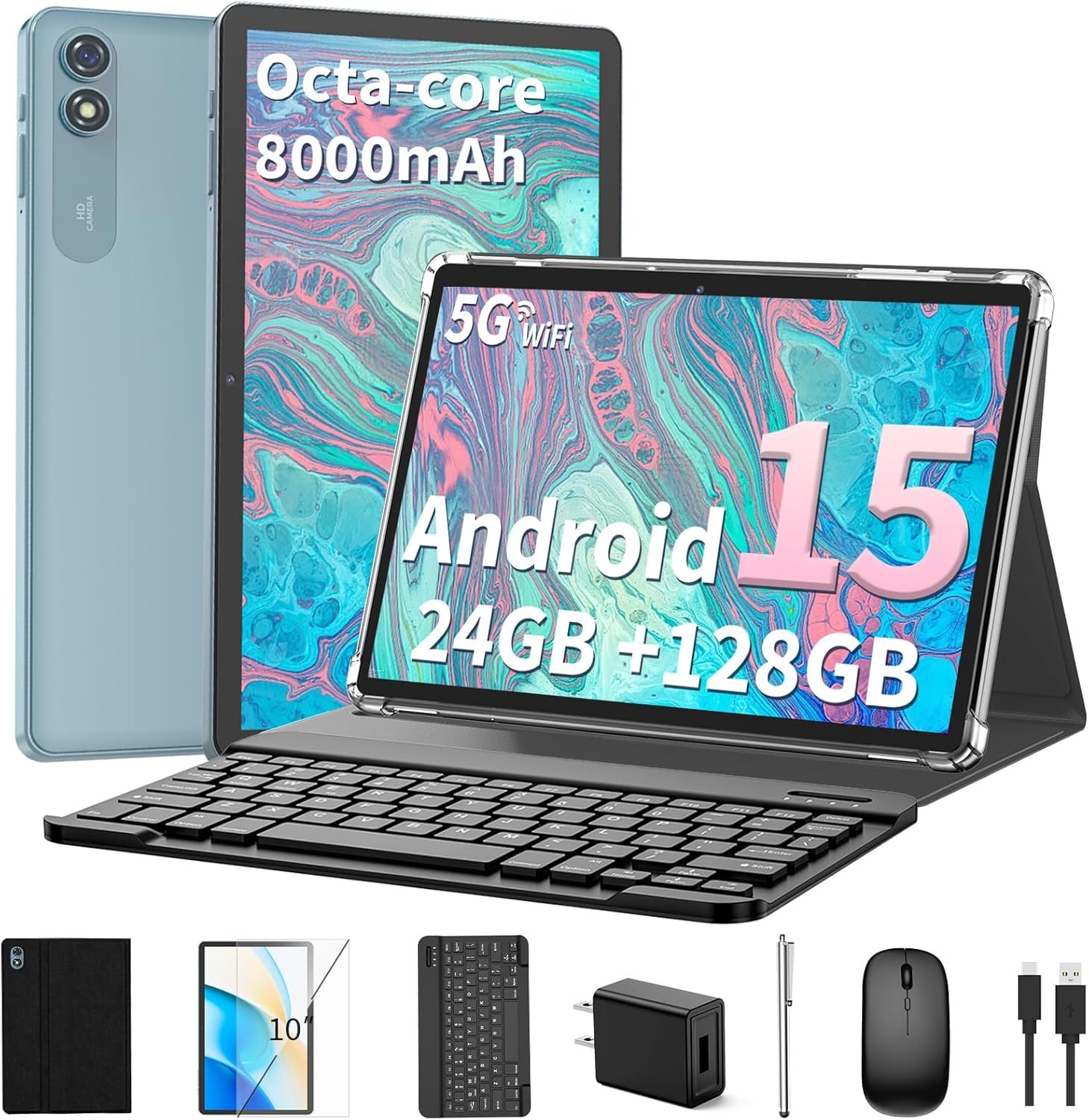 Unleashing Power: Review of the 2025 Android 15 Tablet with Keyboard for Ultimate Productivity