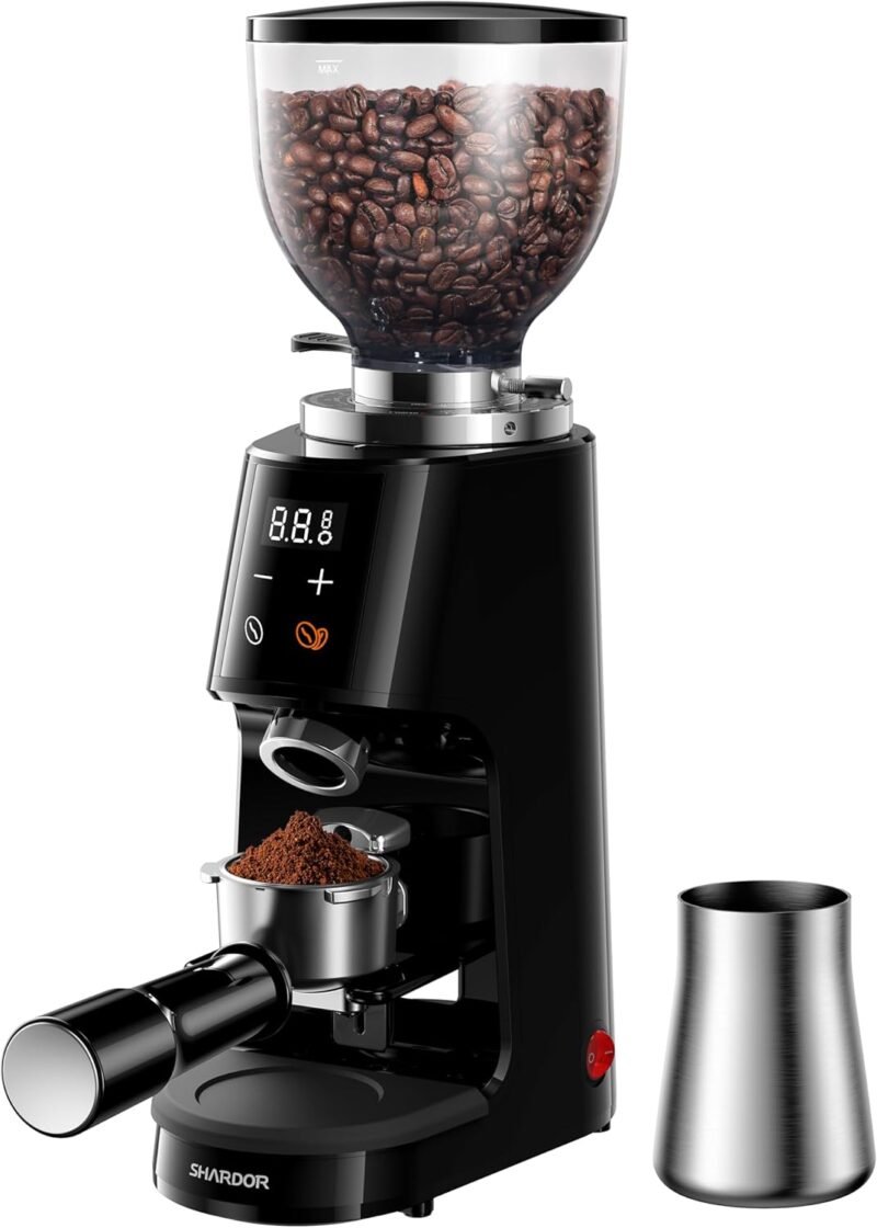 Unlock Coffee Perfection: SHARDOR 64mm Burr Grinder Review!