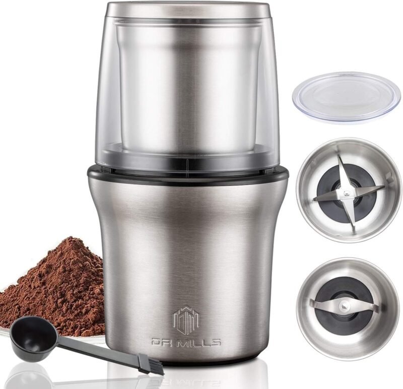 Unlock Flavor: A Review of the DR MILLS DM-7412M 2-in-1 Stainless Steel Grinder