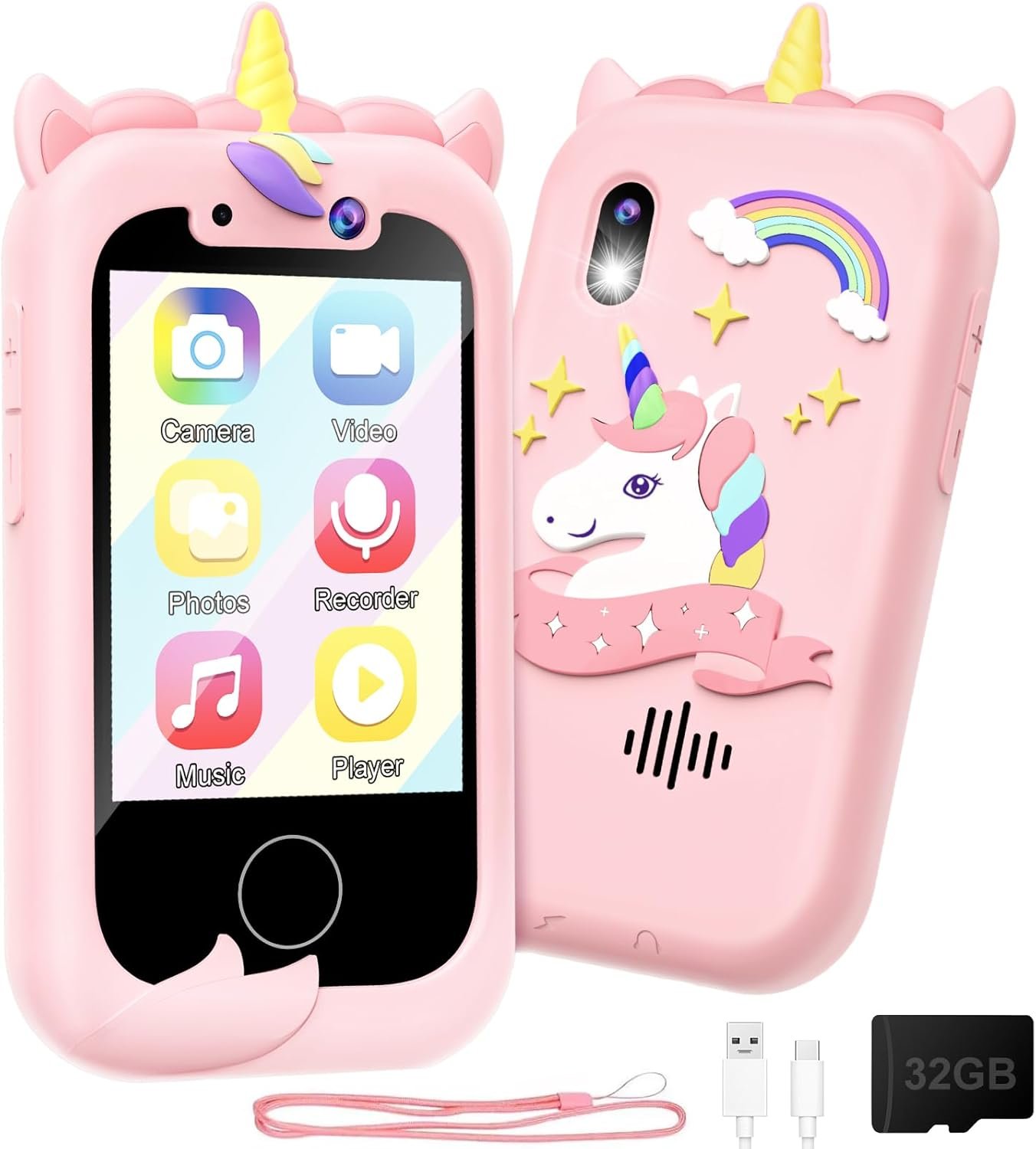 Unlock Fun: The Ultimate Kids Smart Phone Toy for Girls Age 3-10!
