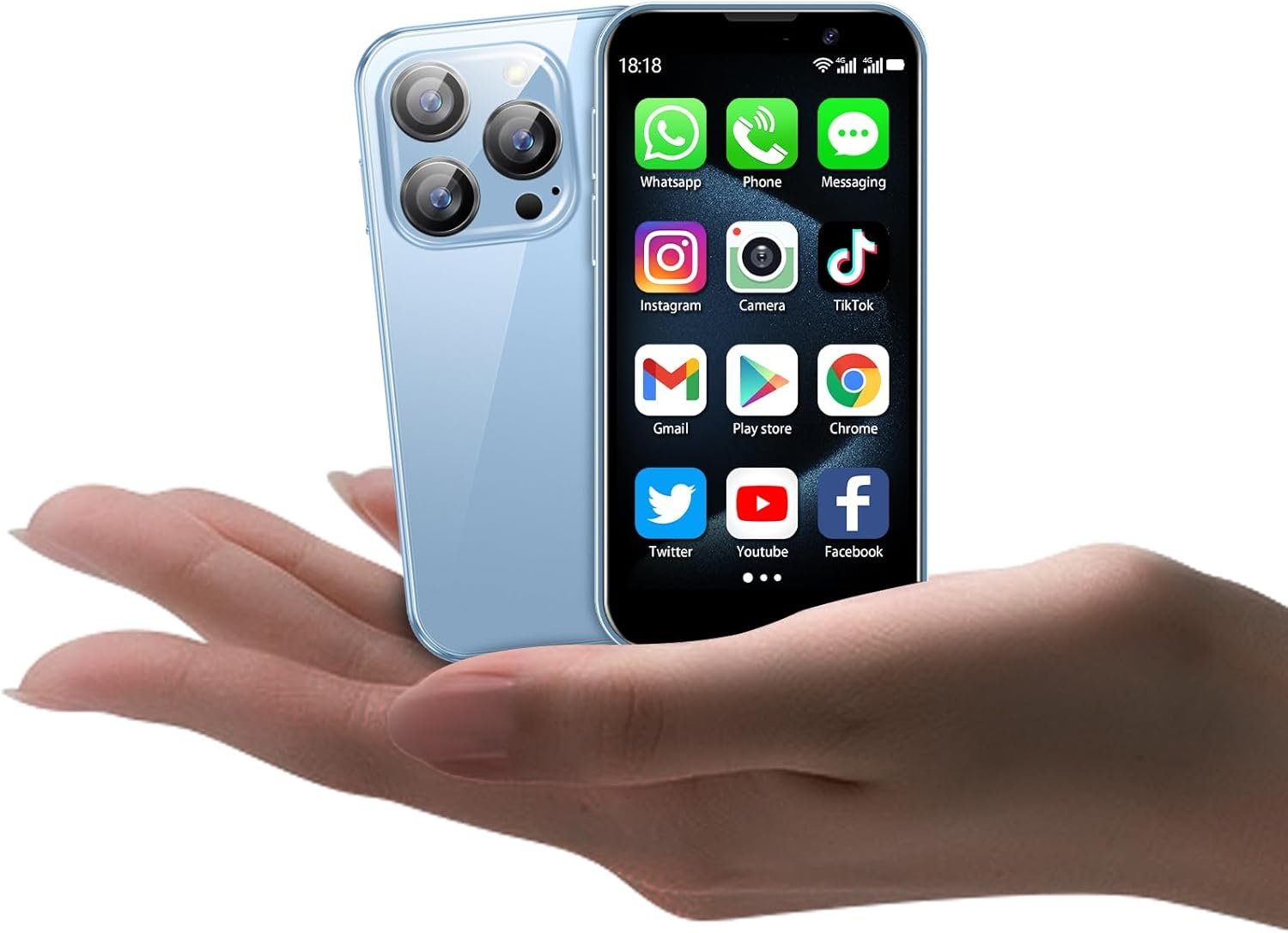 Unlock Fun: The World's Tiniest 3.0" HD Touchscreen Smartphone for Kids & Students