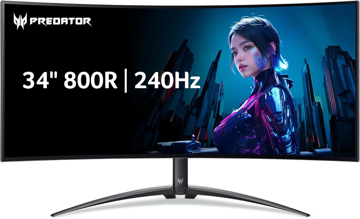 Unlock Next-Level Gaming with the Acer Predator X34 Curved Monitor!