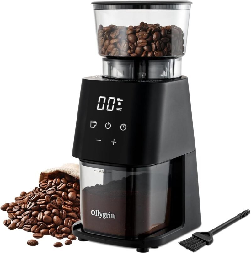 Unlock Perfect Brews: Ollygrin Conical Burr Coffee Grinder Review
