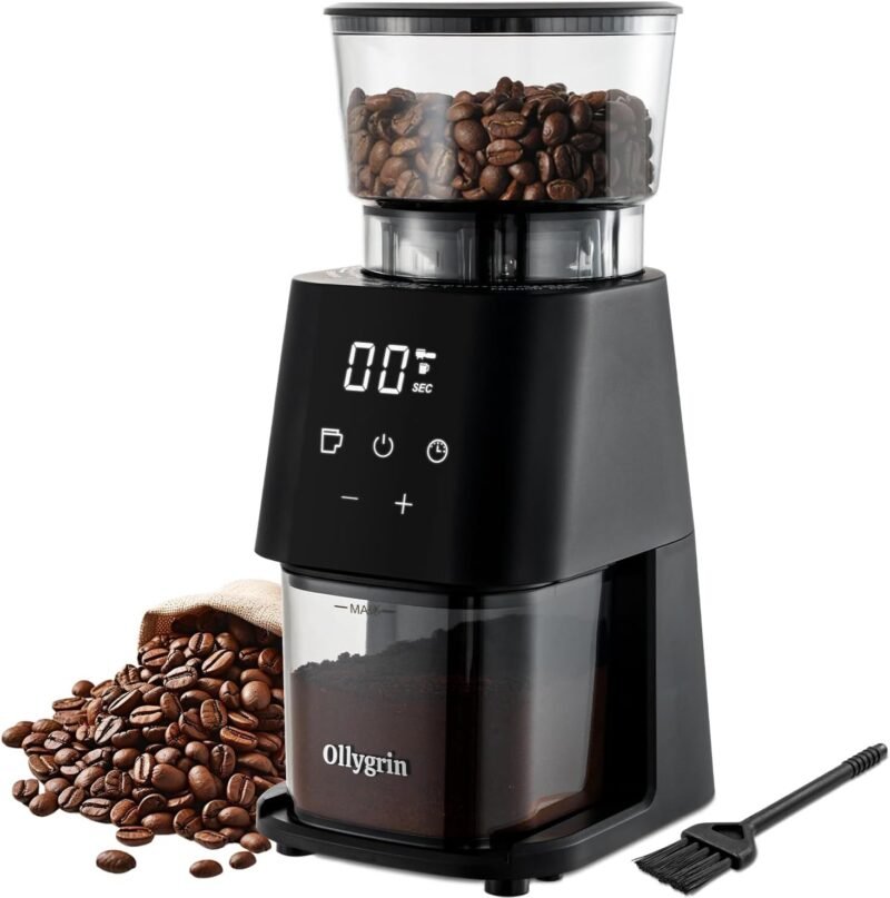 Unlock Perfect Brews: Ollygrin Electric Conical Burr Grinder Review