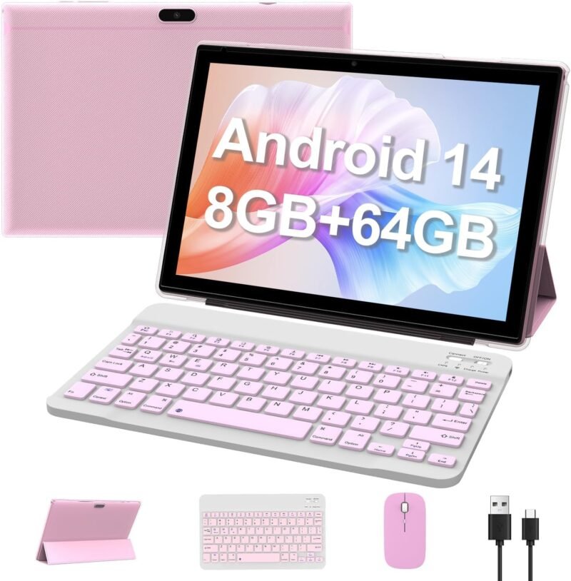 Unlock the Power: Android 14 2-in-1 Tablet Review with Keyboard, Mouse, and More!