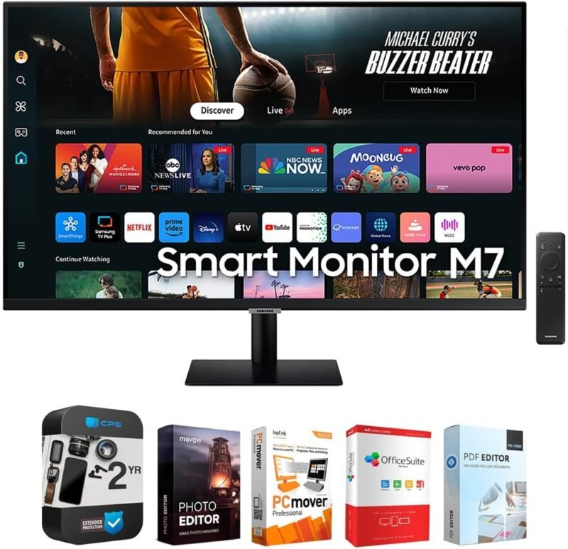 Unlock Ultimate Productivity: Review of the Samsung 43" Smart Monitor M7 with Exclusive Software Bundle