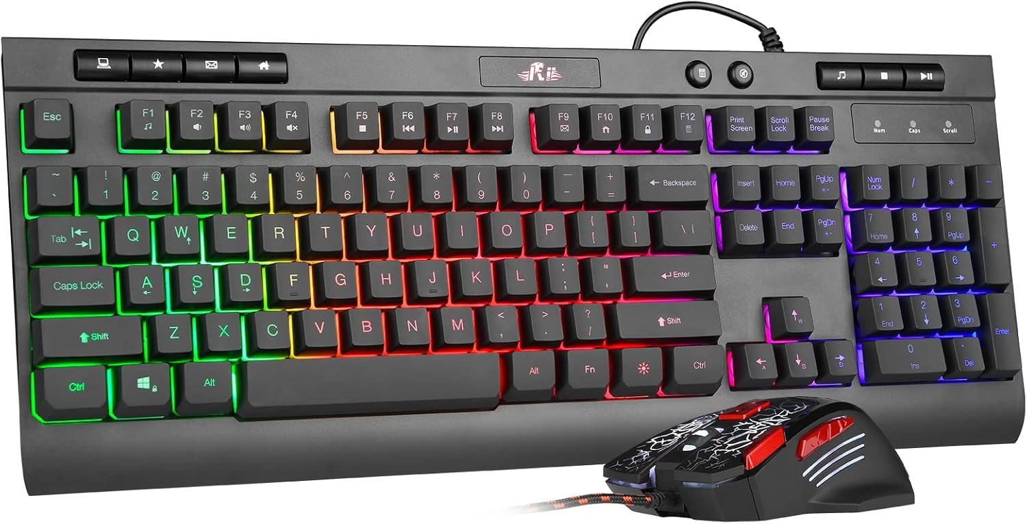 Unlock Your Game: Rii Wired Gaming Keyboard and Mouse Combo Review