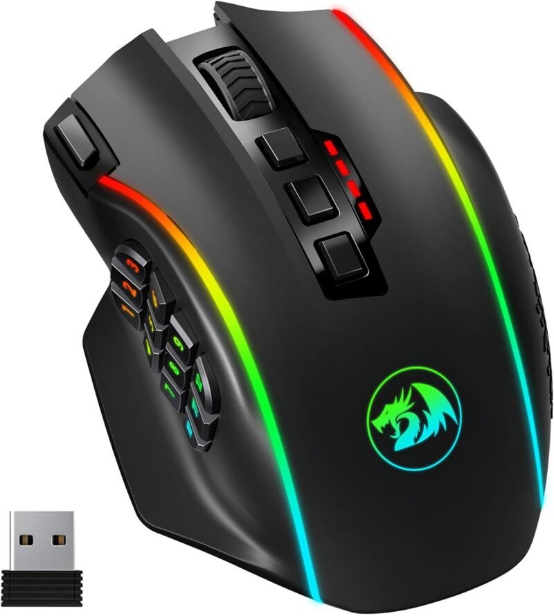 Unlock Your Gaming Potential: Redragon M901P-KS Wireless Gaming Mouse Review