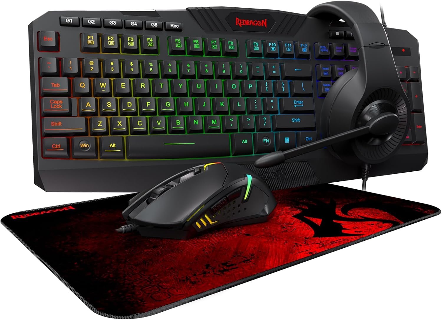 Unlock Your Gaming Potential: Redragon S101-3 RGB Keyboard & Mouse Combo Review!