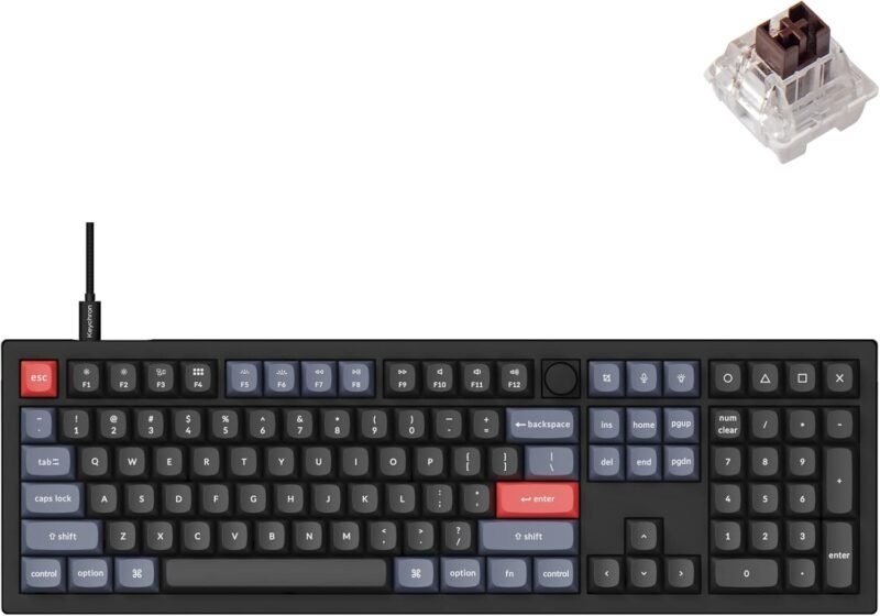 Unlock Your Typing Potential: Keychron V6 Wired Mechanical Keyboard Review