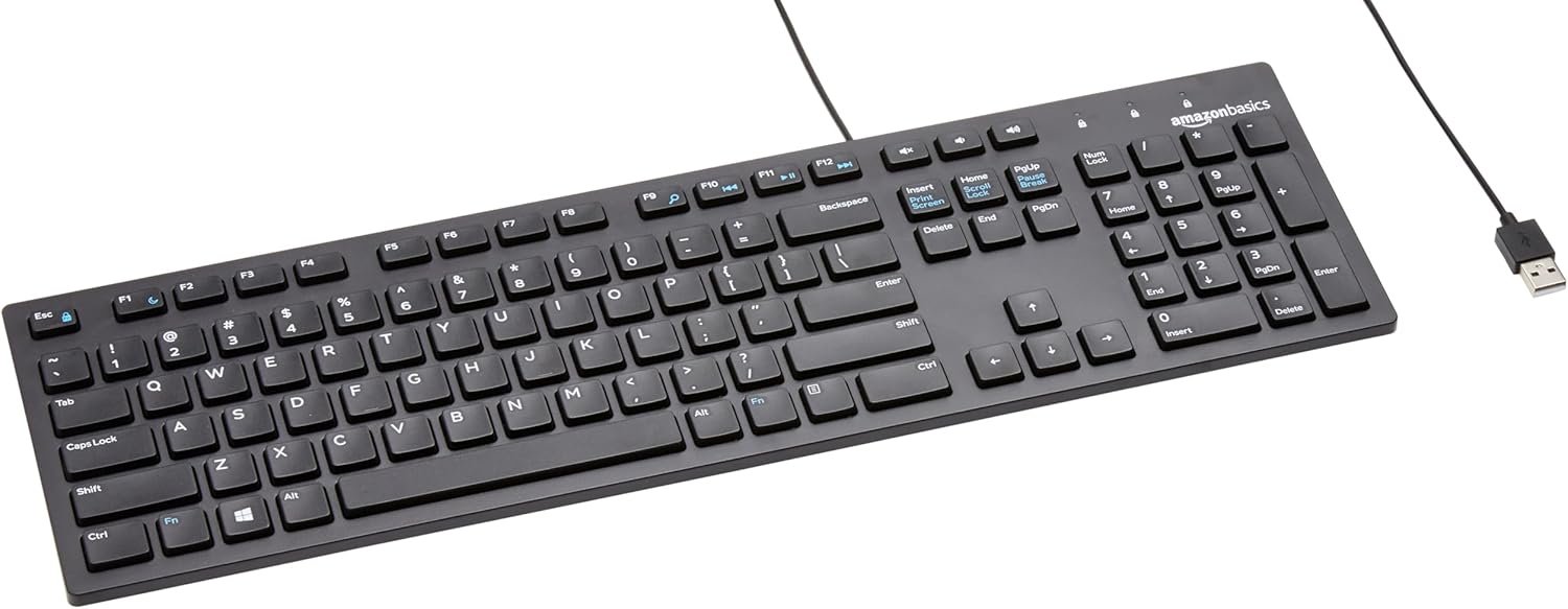 Unlock Your Typing Potential: Review of the Amazon Basics Full-Sized Wired QWERTY Keyboard