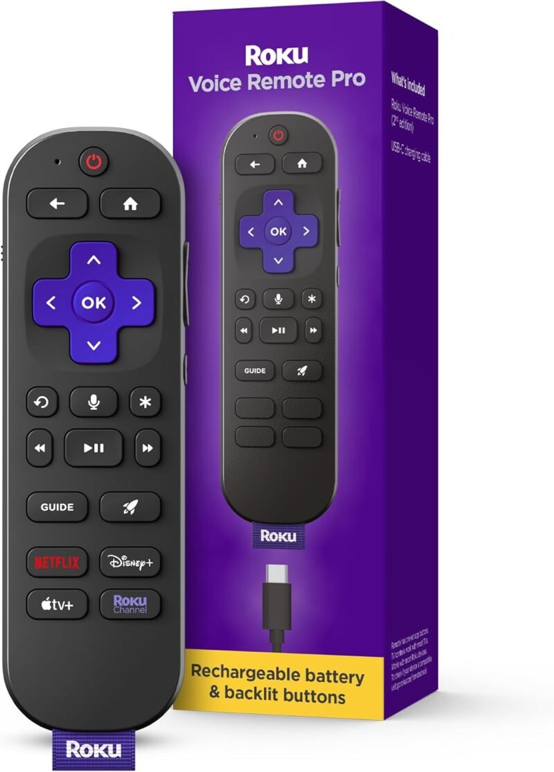 Unlock Your Viewing Experience with the Roku Voice Remote Pro: The Ultimate Replacement Remote!