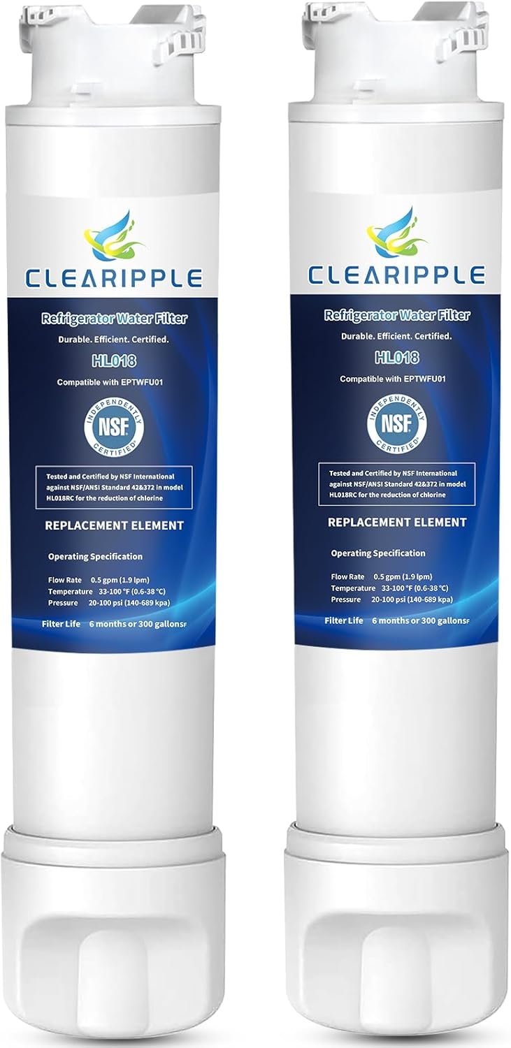 Unveil Crisp, Clean Water: Review of the EPTWFU01 Refrigerator Water Filter Pack