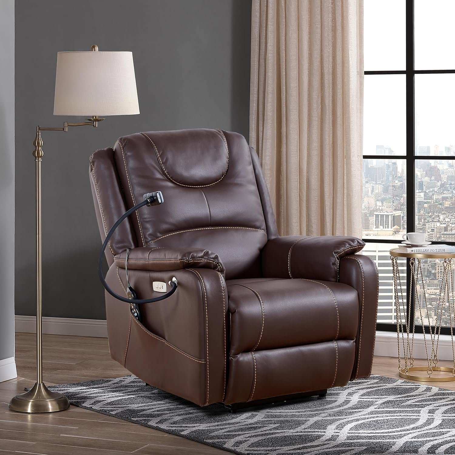 Unwind in Luxury: Review of the 35" Zero Gravity Power Recliner Chair with Massage & Heating
