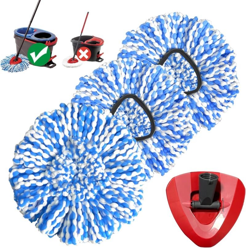 Upgrade Your Cleaning Game: Spin Mop Replacement Heads for O-Cedar's RinseClean System