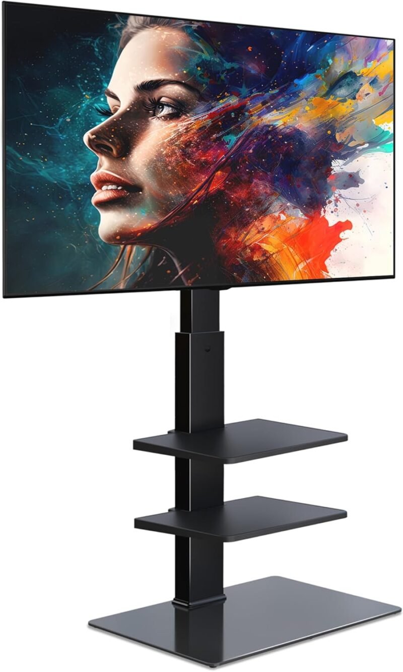 Upgrade Your Viewing Experience: FITUEYES Swivel Floor TV Stand Review