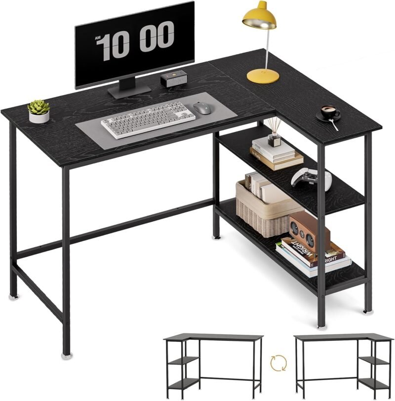 Upgrade Your Workspace: 43" L-Shaped Office Desk Review