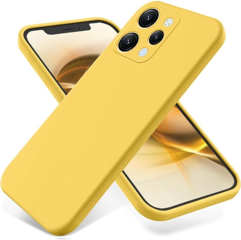 Vibrant Protection: Review of the Yellow Silicone Gel Case for Redmi 12