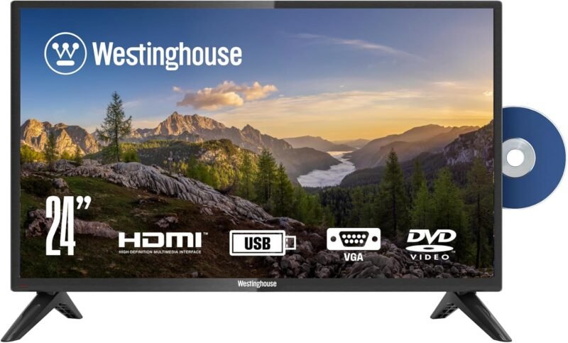 Westinghouse 24" TV & DVD Combo: The Perfect Small-Screen Solution for Home and Travel!