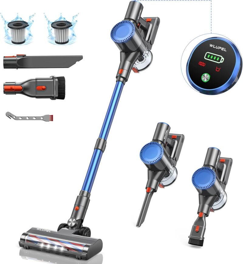 WLUPEL 30KPA Cordless Vacuum: Your Ultimate Cleaning Companion!