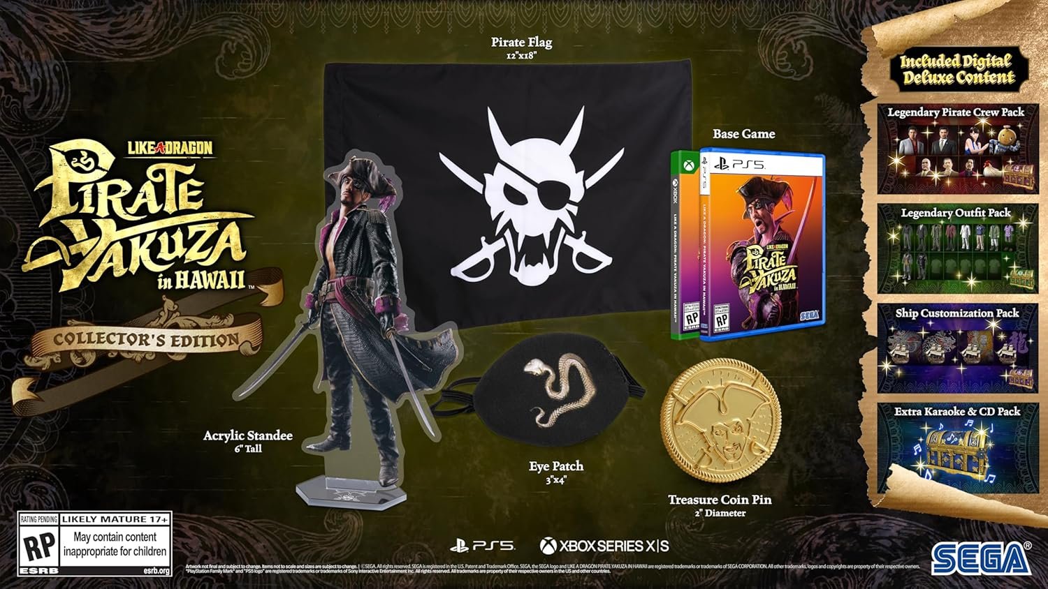 Dive into Adventure: Review of Like a Dragon: Pirate Yakuza in Hawaii Collector's Edition for Xbox Series X!