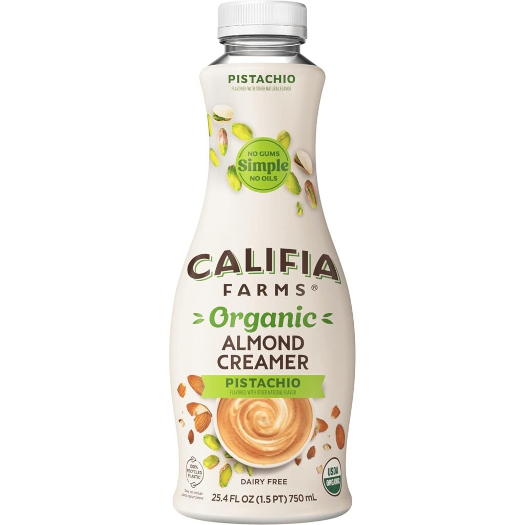Elevate Your Coffee: Califia Farms Organic Pistachio Almond Milk Creamer Reviewed