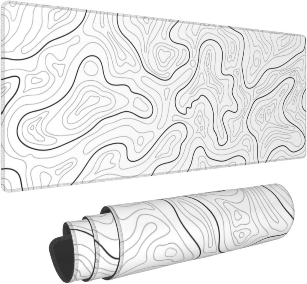 Elevate Your Gaming Setup: The Ultimate Abstract Topographic Mouse Pad Review