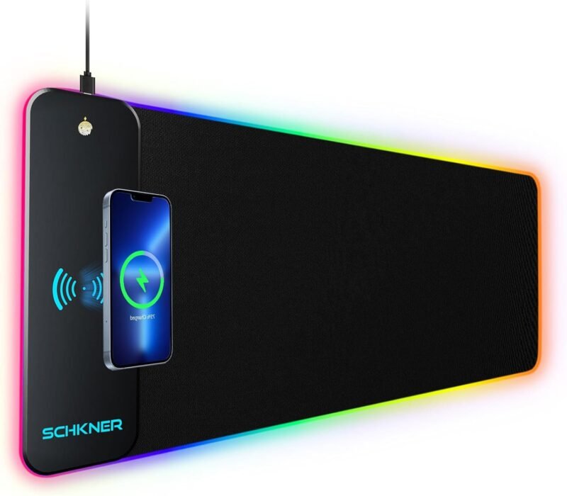 Elevate Your Gaming: The Ultimate RGB Wireless Charging Mouse Pad Review