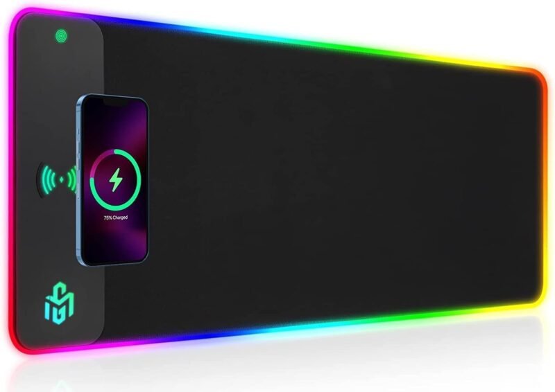 Elevate Your Setup: GIM Wireless Charging RGB Gaming Mouse Pad Review