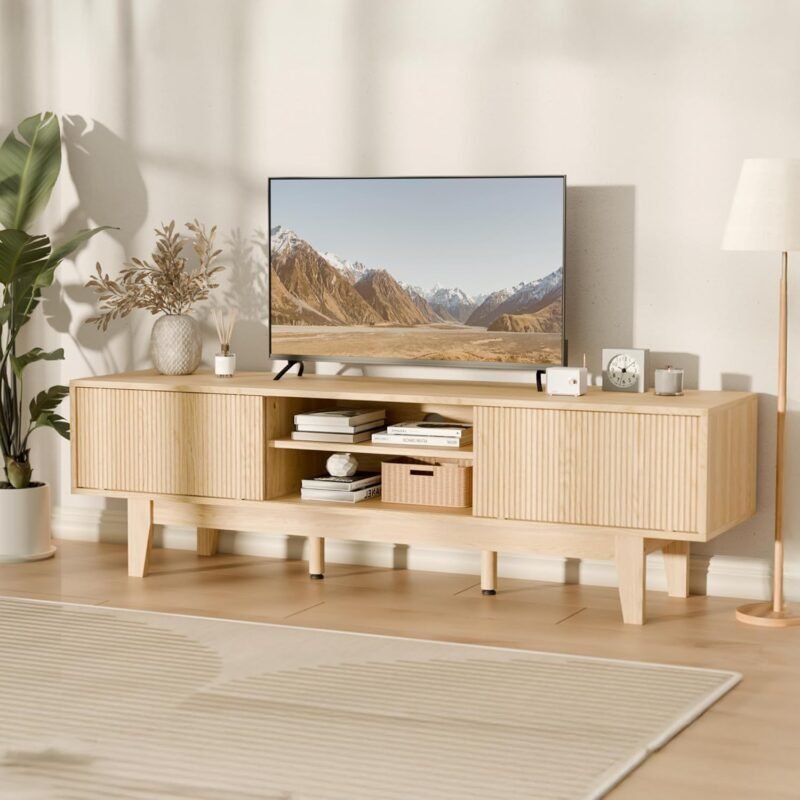 Elevate Your Space: The Perfect Mid Century Modern TV Stand for 55-65 Inch TVs