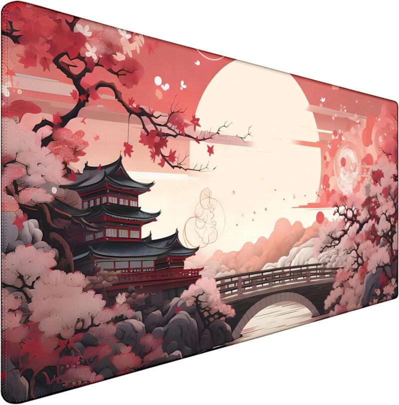Level Up Your Game: Review of the Japanese Large Gaming Mouse Pad - Sunset Edition!