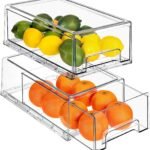 Maximize Your Kitchen Space: Sorbus Clear Stackable Fridge Drawer Bins Review