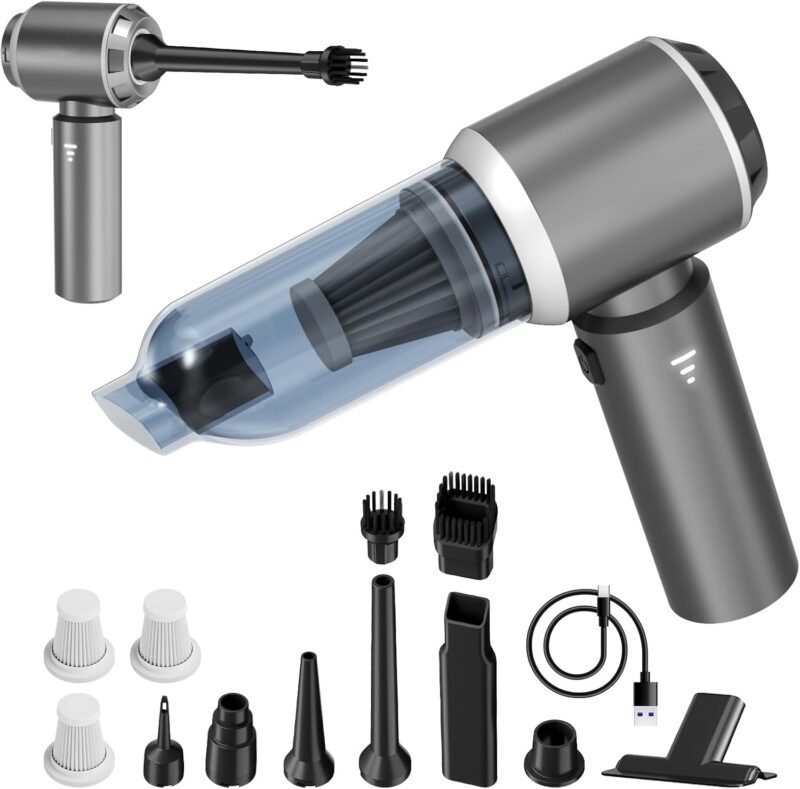 Rev Up Your Cleaning: The Ultimate 4-in-1 Cordless Car Vacuum Review!