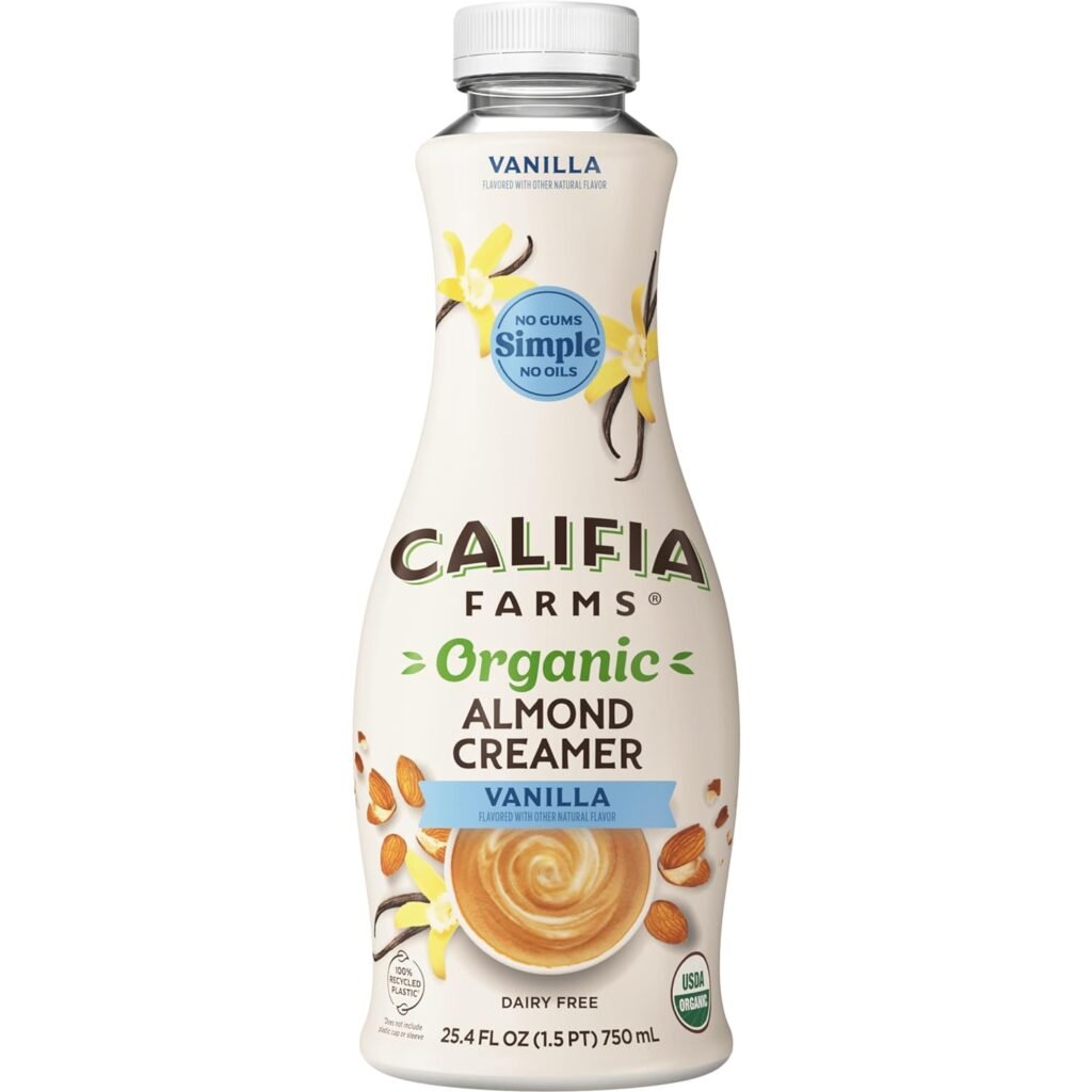 Revitalize Your Coffee: Califia Farms Organic Vanilla Almond Milk Creamer Review