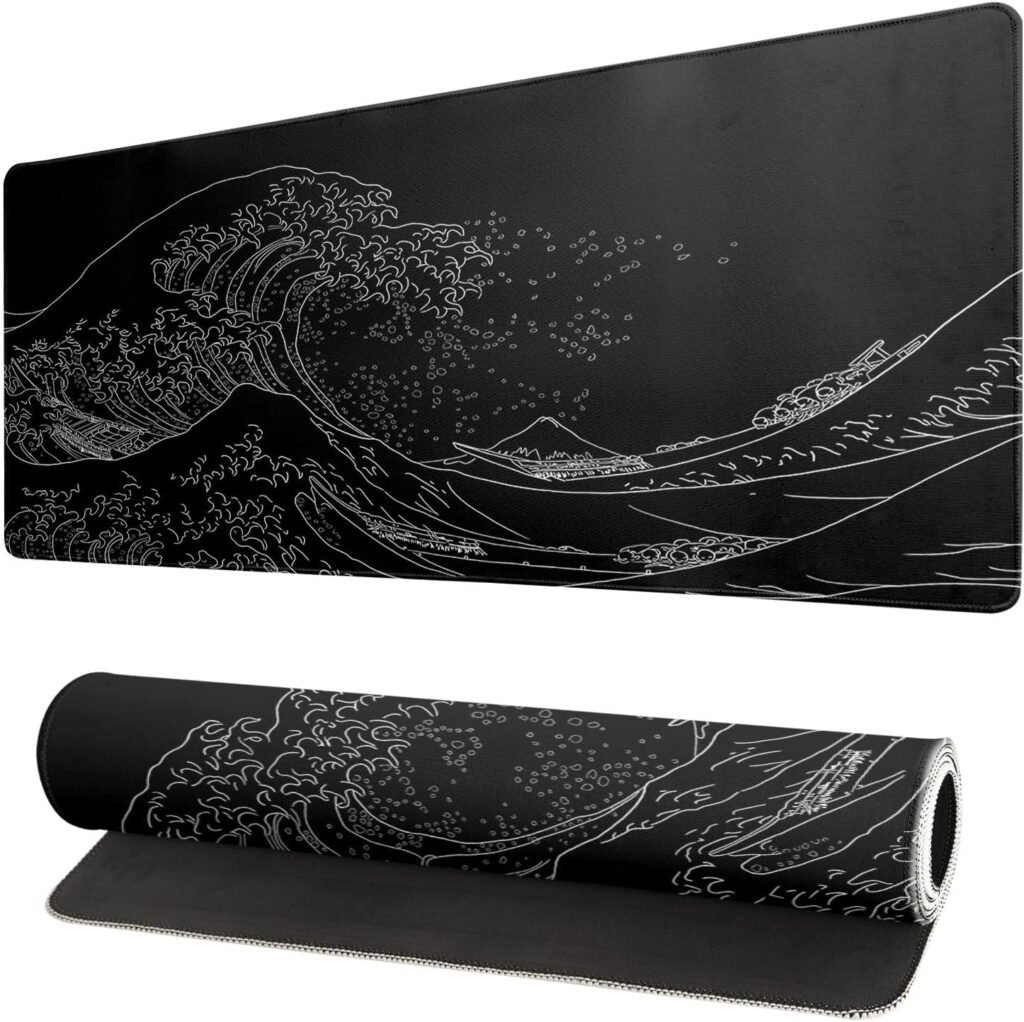 Ride the Waves: Review of the Japanese Sea Wave Large Mouse Pad for Gamers