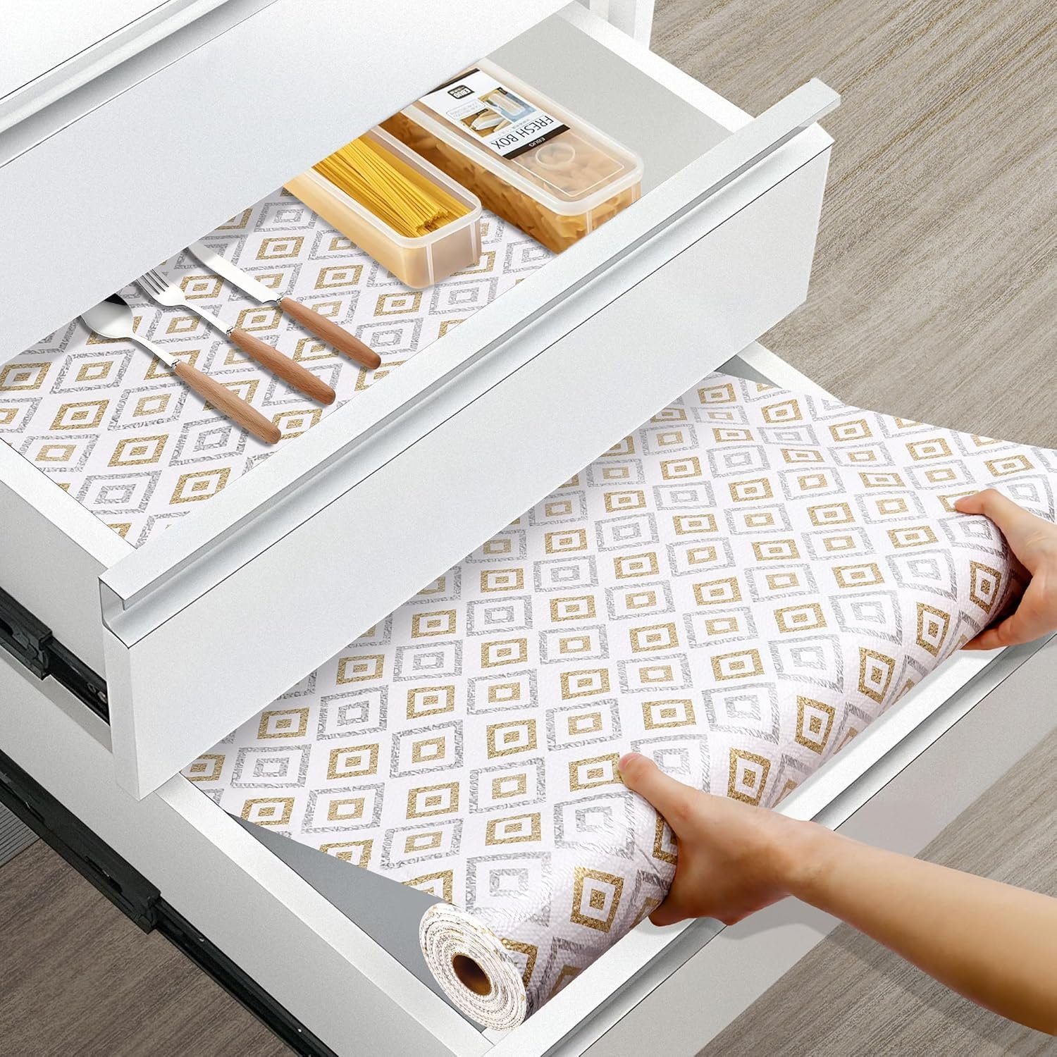 Transform Your Cabinets: Review of the Non-Adhesive Waterproof Shelf Liner