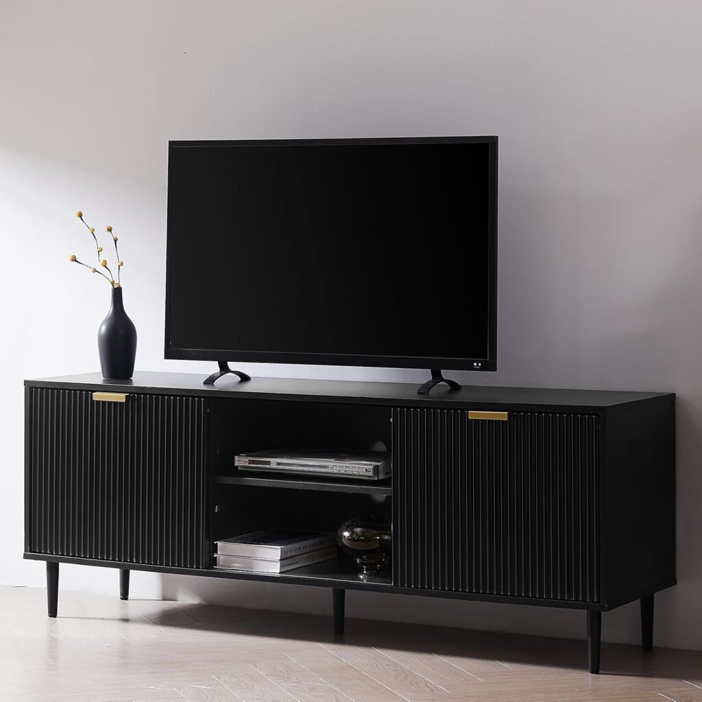 Transform Your Living Room: The Okvnbjk Modern TV Stand Review