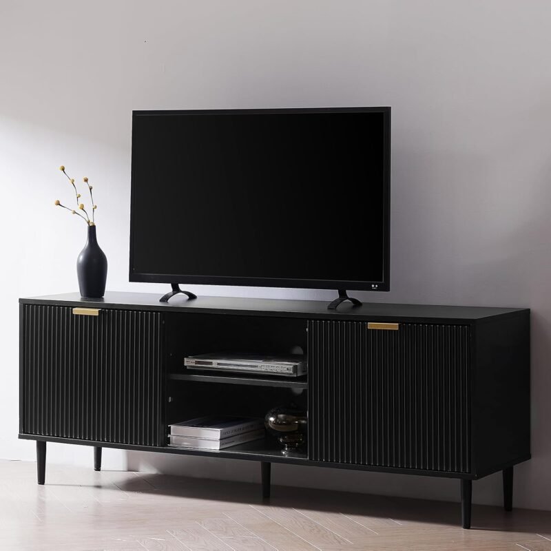 Transform Your Living Room: The Okvnbjk Modern TV Stand Review