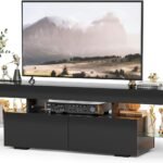 Transform Your Space: YESHOMY Modern LED TV Stand Review