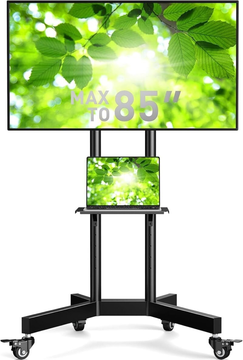 Ultimate Mobility: Perlegear Rolling TV Stand Review for All Screen Sizes