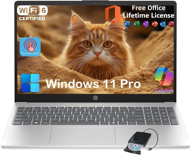 Unlock Your Potential: HP 15.6 Touchscreen Laptop for Students & Professionals